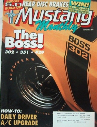 MUSTANG MONTHLY 1991 SEPT - NASTY-EVIL-WICKED BOSSES